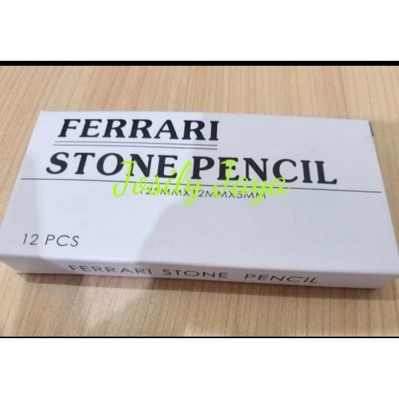 

kapur besi Ferrari Putih Plate Stone pencil pencil tulis besi