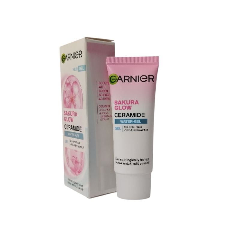 Garnier UV Sakura Glow Ceramide Serum Cream 20ml//Kirim Day//Pelembab
