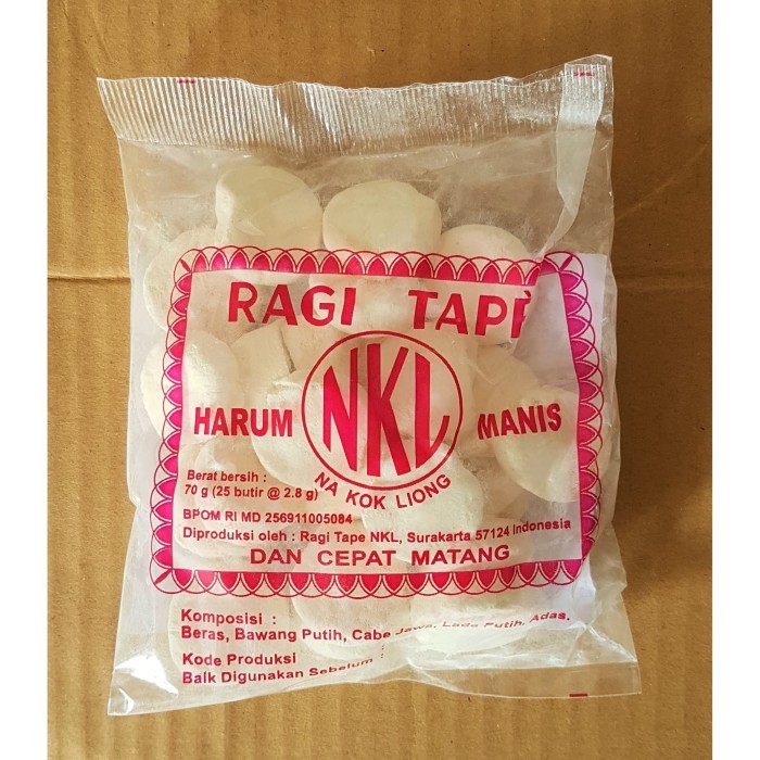 

Ragi Tape NKL 25butir