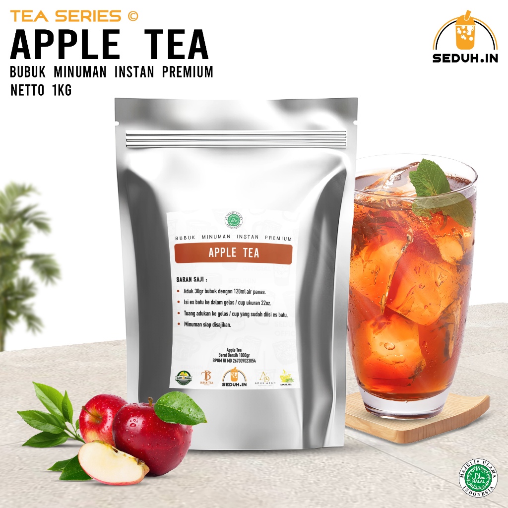 

Apple Tea 1KG / Bubuk Minuman Premium