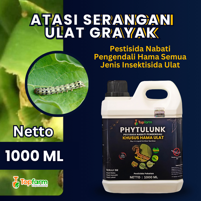 Insektisida Topfarm / Pestisida Pembasmi Hama Ulat / Pestisida Ulat Grayak / Pestisida Ulatpestisida