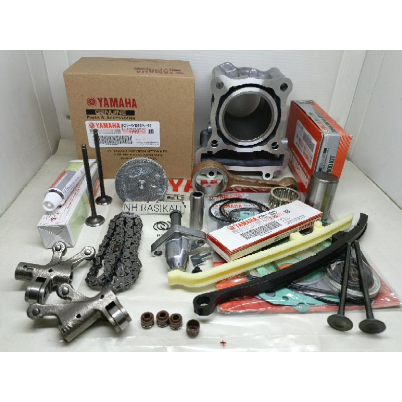 BLOK SEHER PAKET KOMPLIT 10ITEM 3C1 YAMAHA VIXION OLD/VIXION NEW ORIGINAL