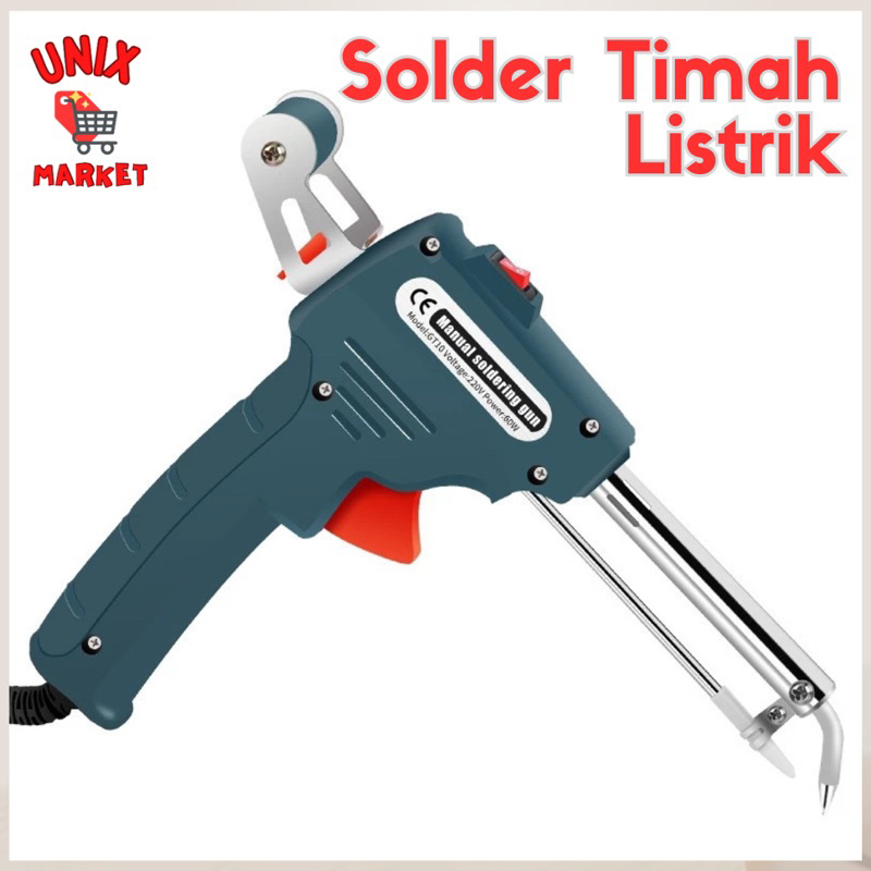 Solder listrik otomatis solder panas solder timah solder otomatis dengan dudukan untuk timah / peman