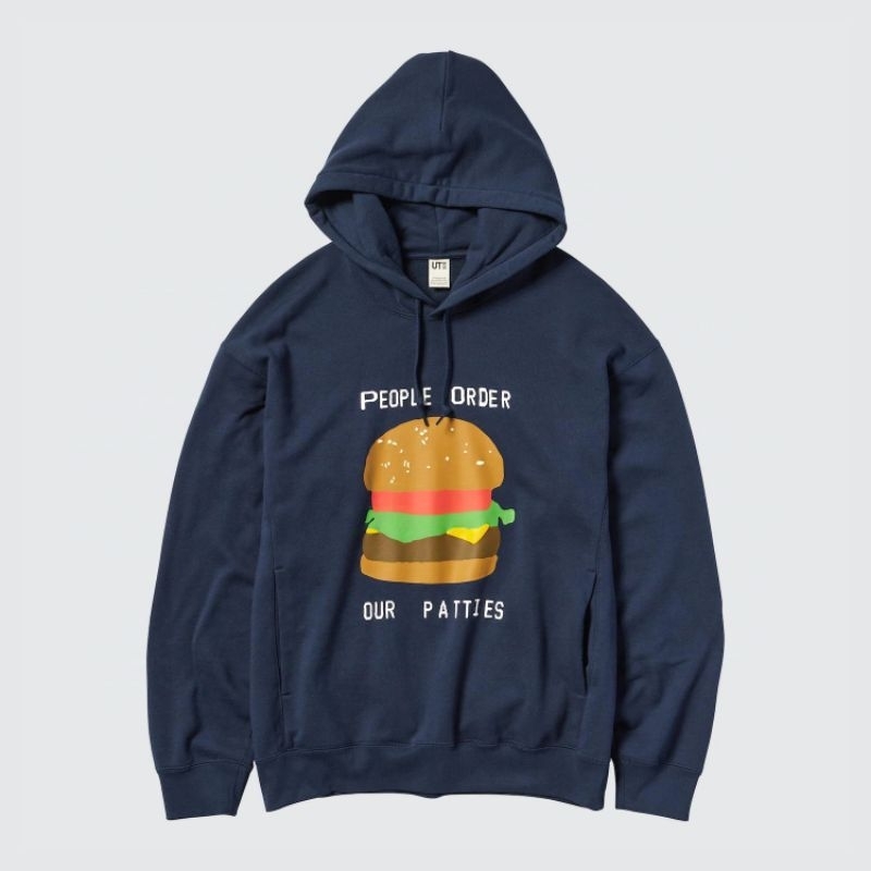 Hoodie UNIQLO x Spongebob Squarepants (Pattie) | Cactus Plant Flea UT Hoodie Sweat - Navy