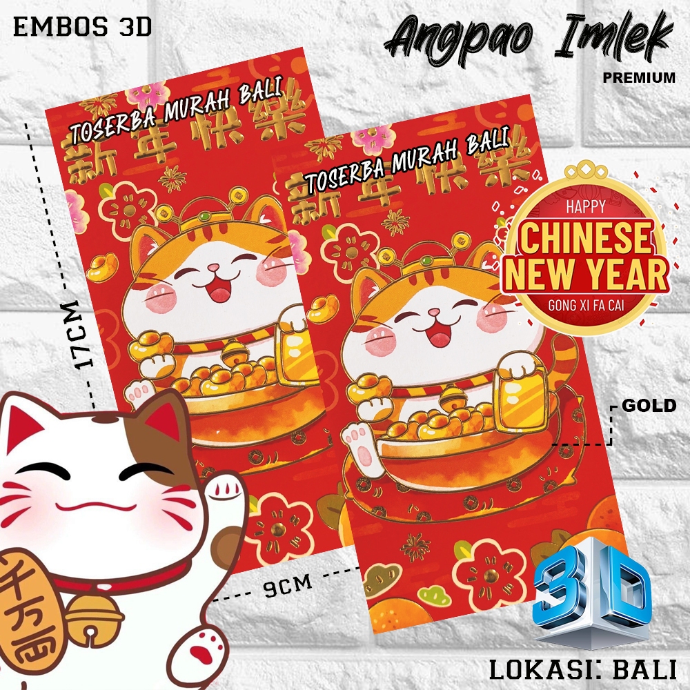 

KERTAS ANGPAO IMLEK LUCKY CAT 3 PREMIUM