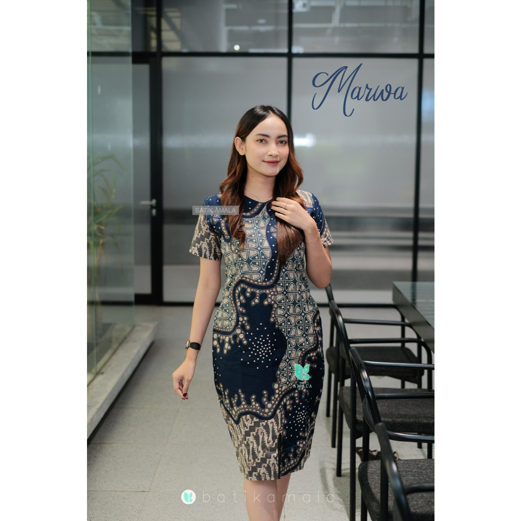 Amala Dress Marwa Premium Batik