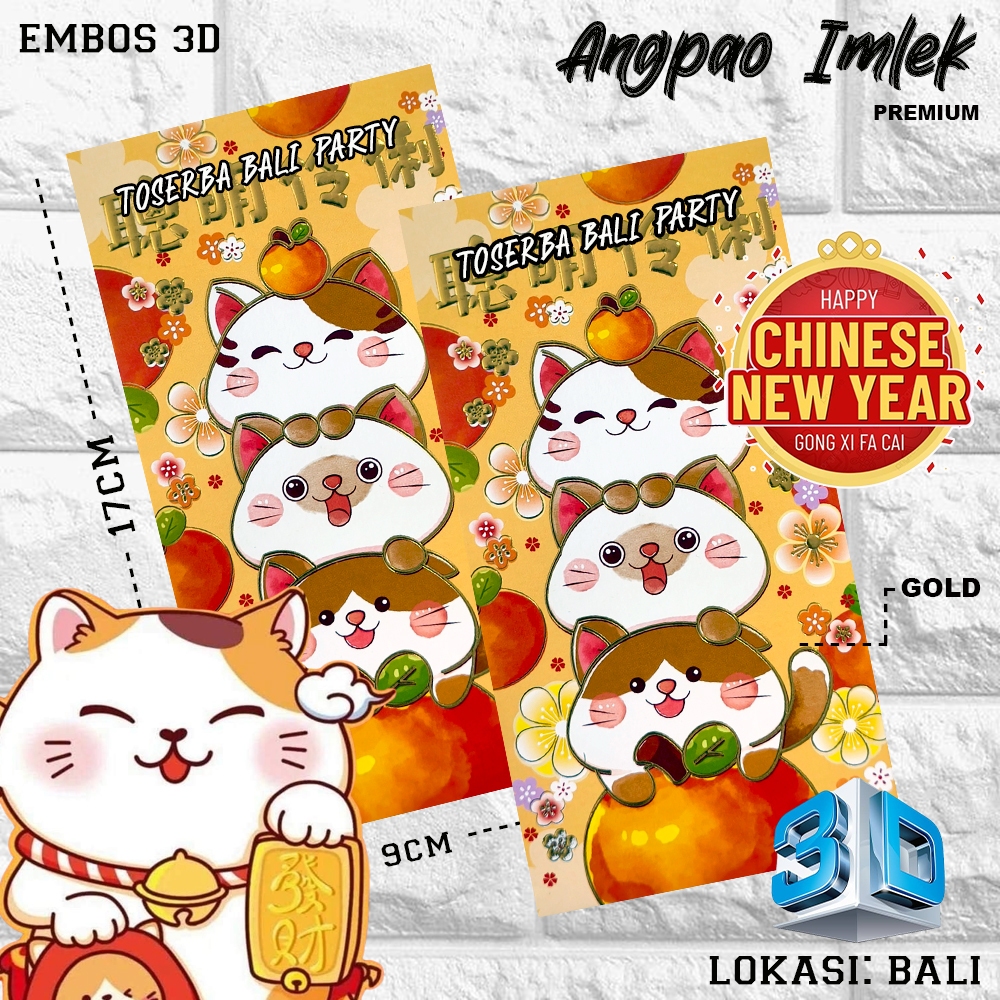 

KERTAS ANGPAO IMLEK LUCKY CAT 2 PREMIUM