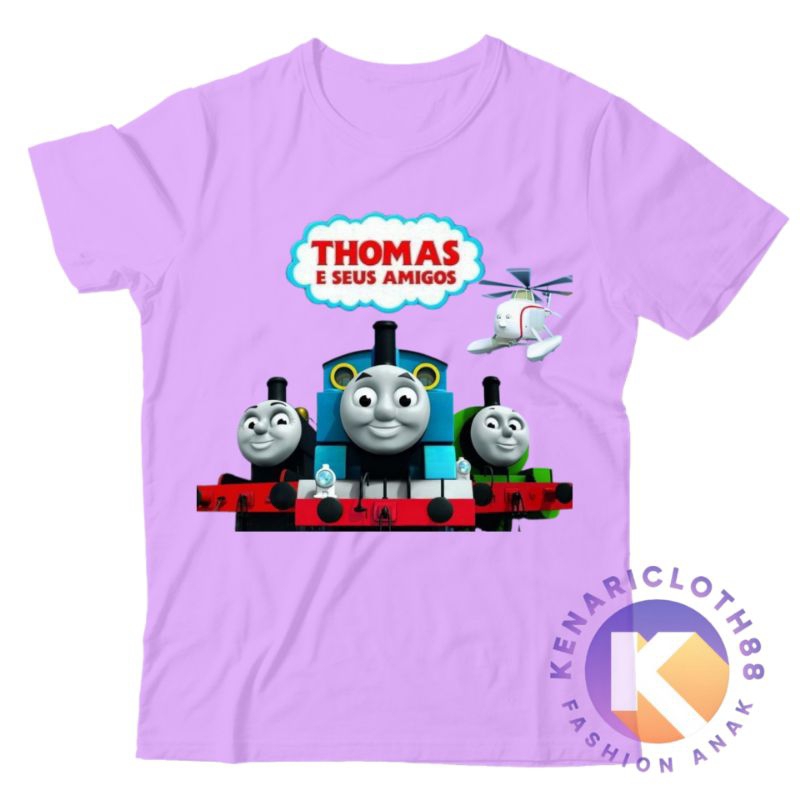 (BISA COD) Kaos Anak Baju Anak Logo THOMAS E SEUS AMIGOS / Unisex Kaos Anak THOMAS E SEUS AMIGOS Fre