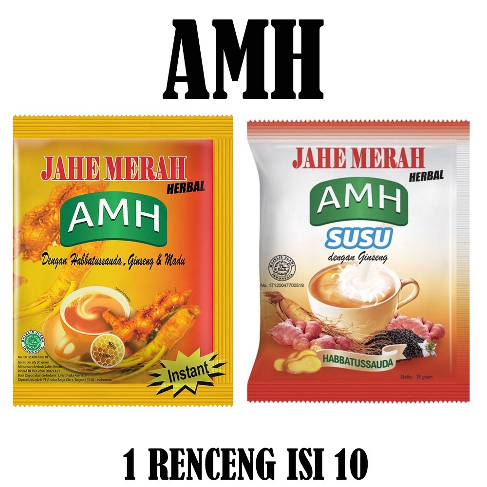 

AMH JAHE MERAH RENCENG ISI 10