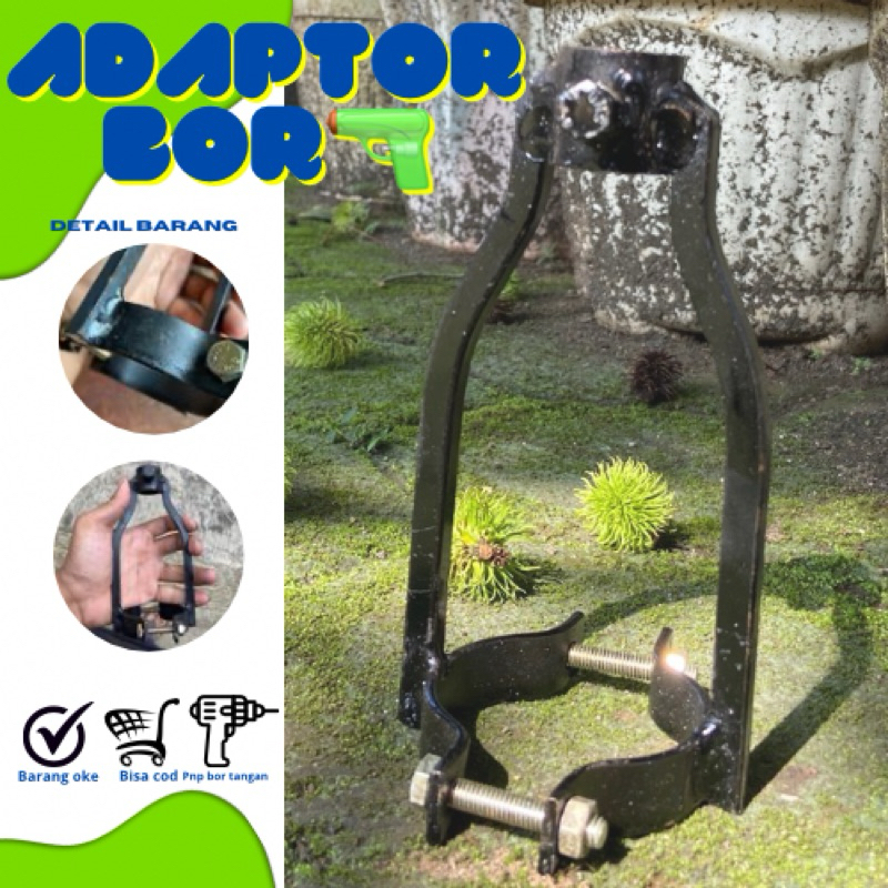 adaptor bor - dudukan bor bobok kayu - adaptor bor tangan