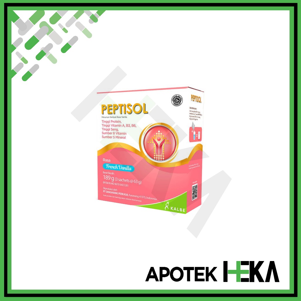 

BgKr Peptisol Vanila/Coklat 180 Gram - Nutrisi Tinggi Protein Rendah Residu (BANDUNG)