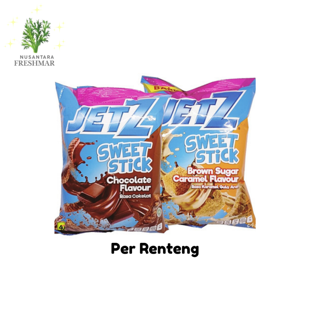 

[Nusantara Freshmart] JetZ Snack 18 gr Makanan Ringan Choco Per Renteng