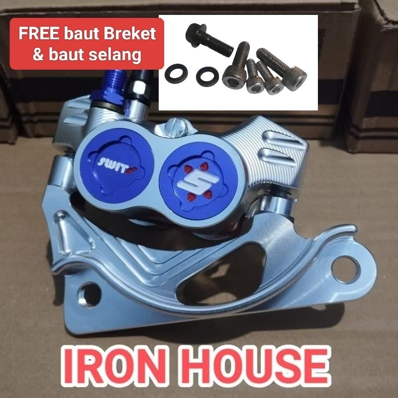 Paket kaliper Formula 4 piston pnp mio smile MIO J MIO M3 M125 jupiter mx old new jupiter Z1 robot