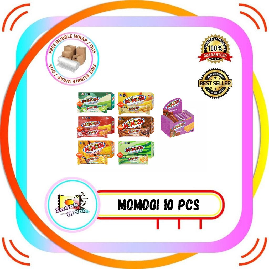 

Momogi Snack Stick BOX ~ 10 pcs Coklat Keju Jagung Bakar Balado Cocopandan Seaweed