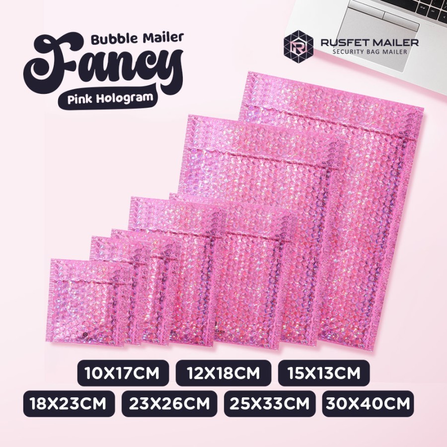 

Amplop Bubble Mailer Pink Rose Gold & Bu