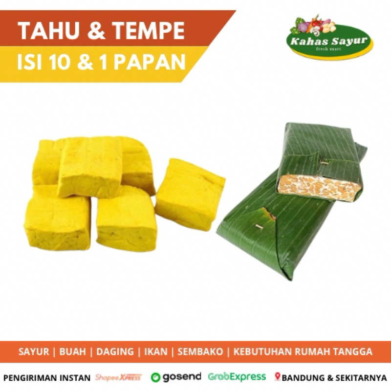 

Tahu Kuning Isi 10 Tempe Daun 1 Papan