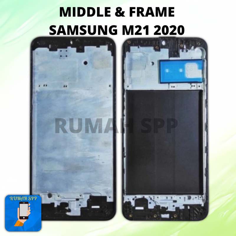 MIDDLE FRAME / TATAKAN LCD / DUDUKAN LCD SAMSUNG M21 2020 (ORIGINAL)