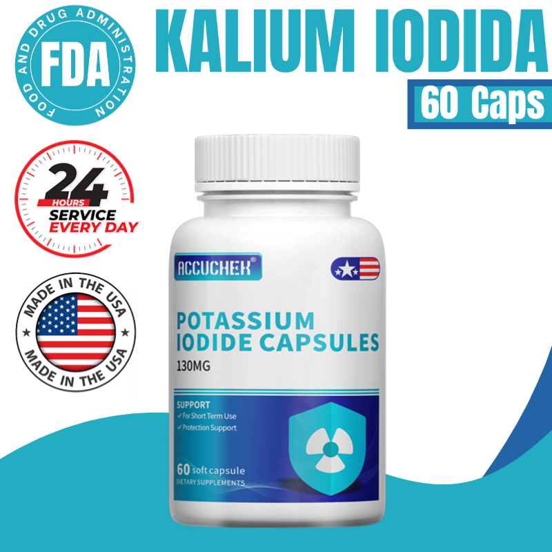 Iodida Potasium 130MG, Membantu Menjaga Fungsi Tiroid yang Optimal dan Keseimbangan Energi 60 Kapsul