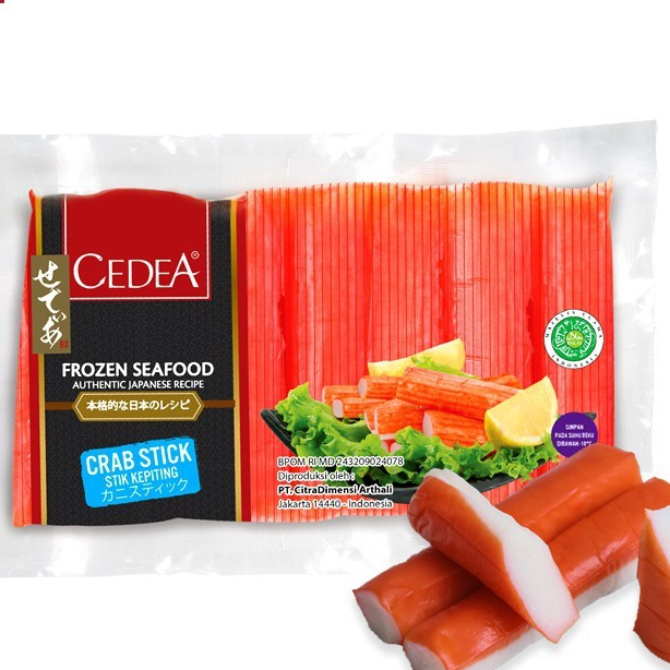 

CEDEA CRAB STIK KEMASAN 250 GRAM