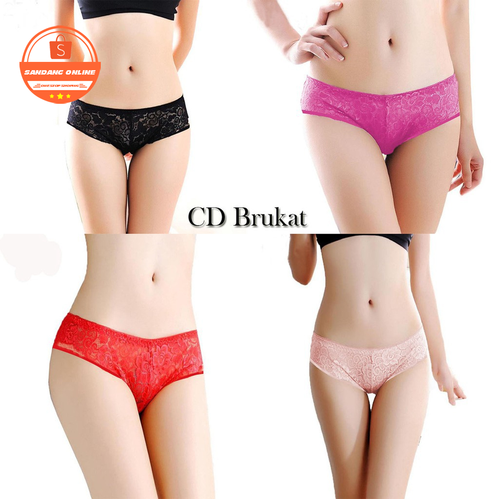 LUSINAN CD LULIDAI MODEL BRUKAT TRANSPARAN DEPAN