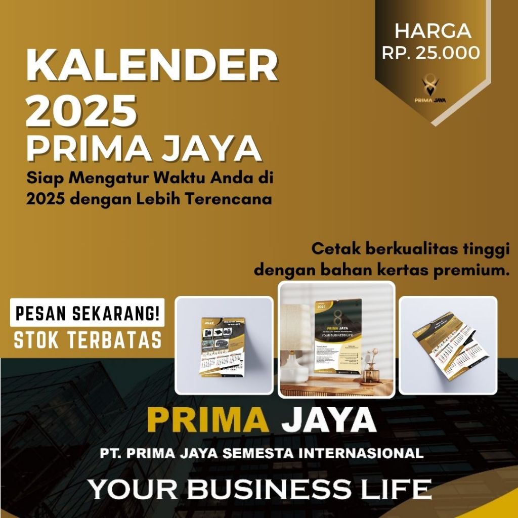 

KALENDER DINDING 2025 BISNIS PT PRIMA JAYA – Bonus Panduan Marketing Plan