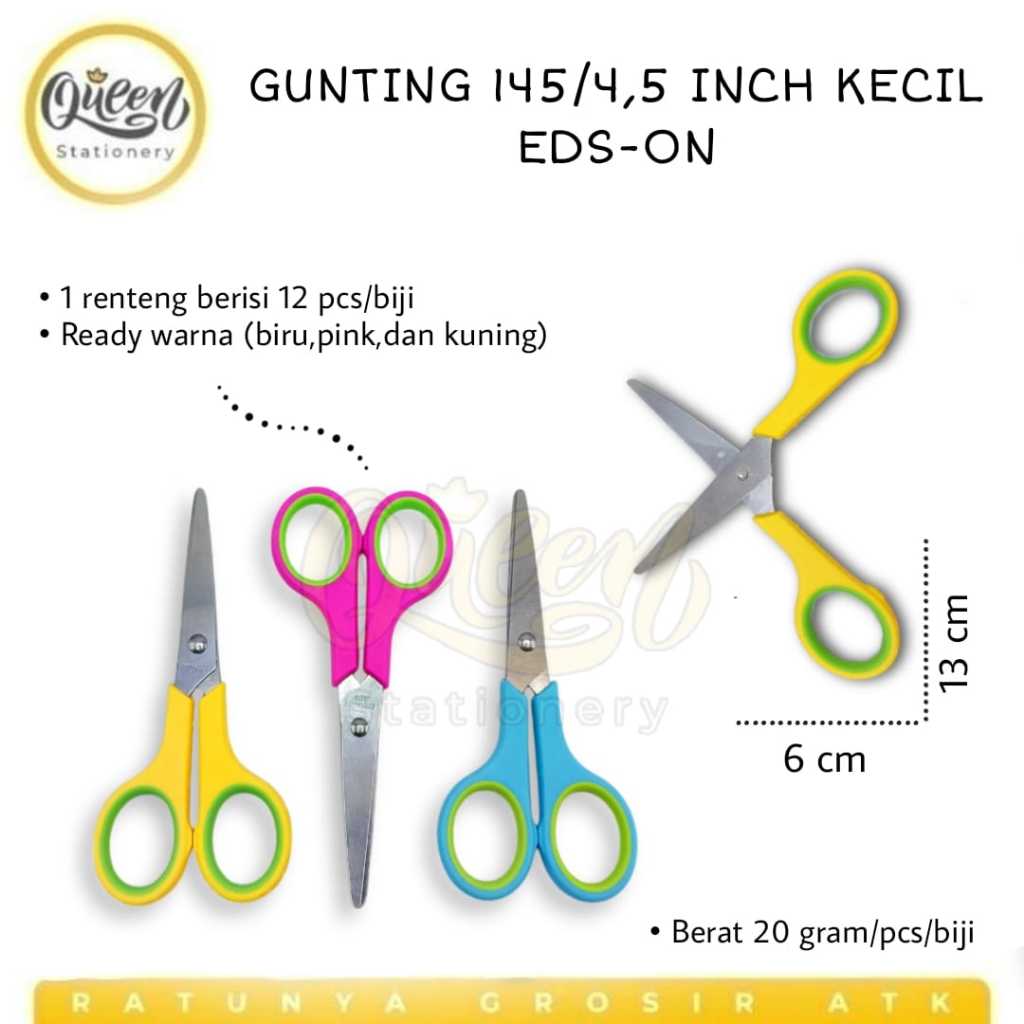 

1 PCS GUNTING 145/4.5INCH KECIL EDS-ON GUNTING KECIL / ALAT PEMOTONG (010405)