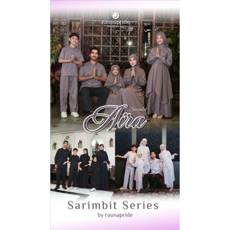 SARIMBIT RAUNA AIRA GAMIS DEWASA & ANAK BY RAUNAPRIDE