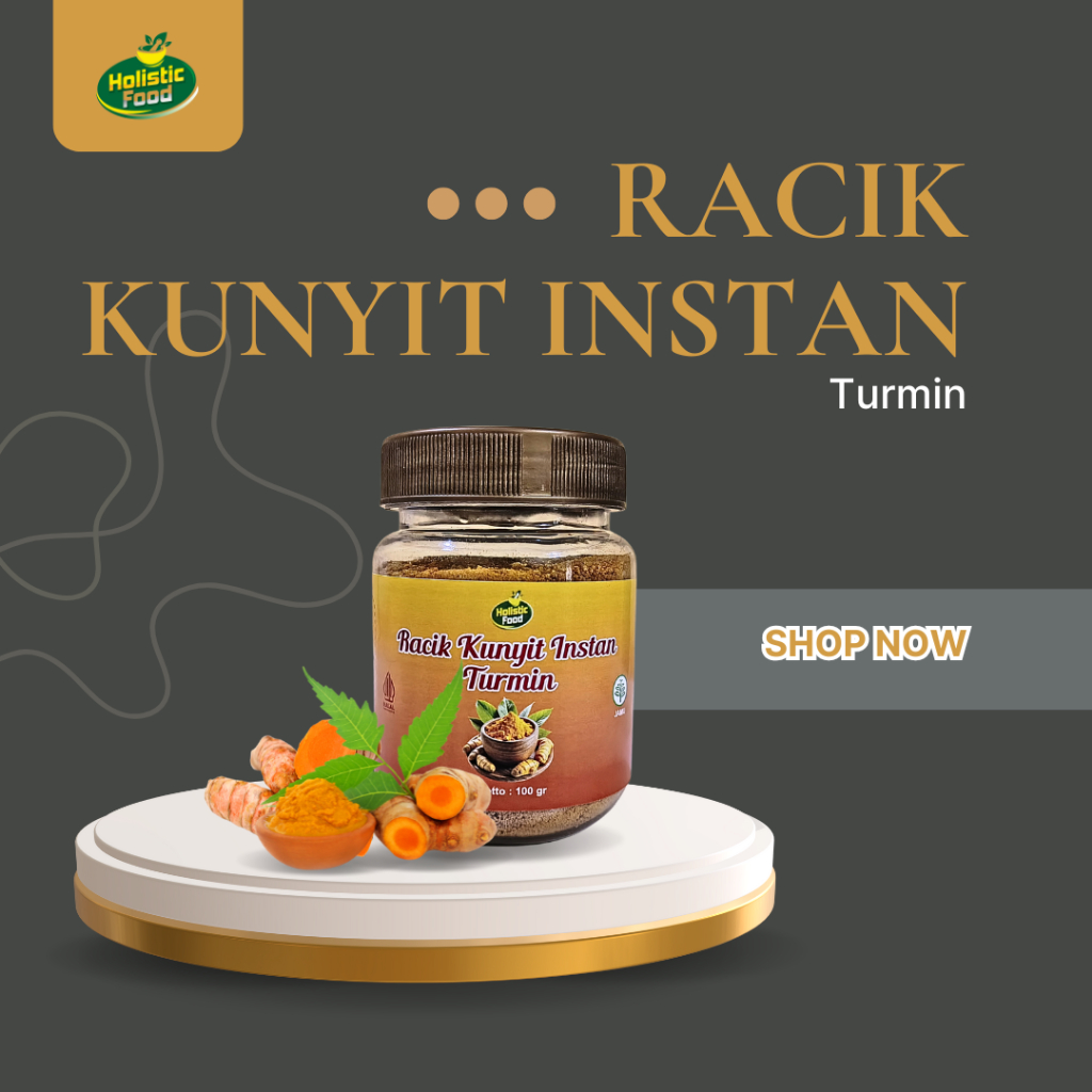 

Holistic Food Racik Kunyit Instan Turmin (100GRr) Minuman Sehat untuk Lambung