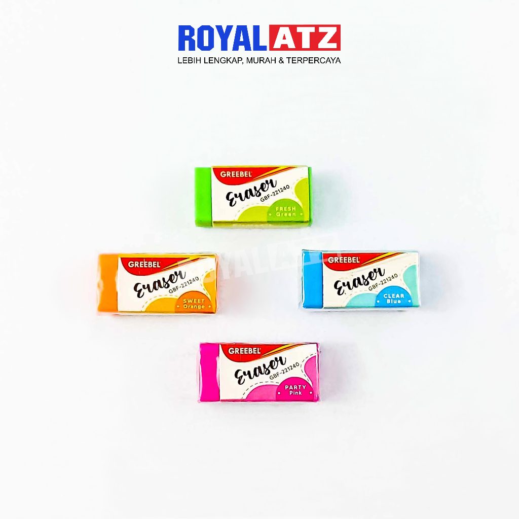 

Penghapus / Eraser Tipe GBF-221240 Warna Colorful Greebel
