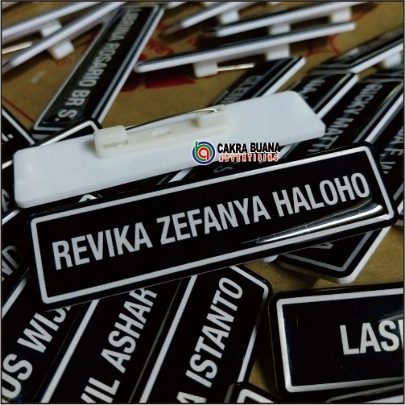 

NAME TAG AKRILIK_NAME TAG CUSTOM_NAME TAG PENITI
