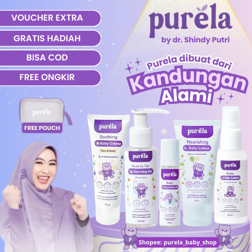 Purela Soothing Baby Cream Handbody Anak untuk Mencerahkan Kiddy Care
