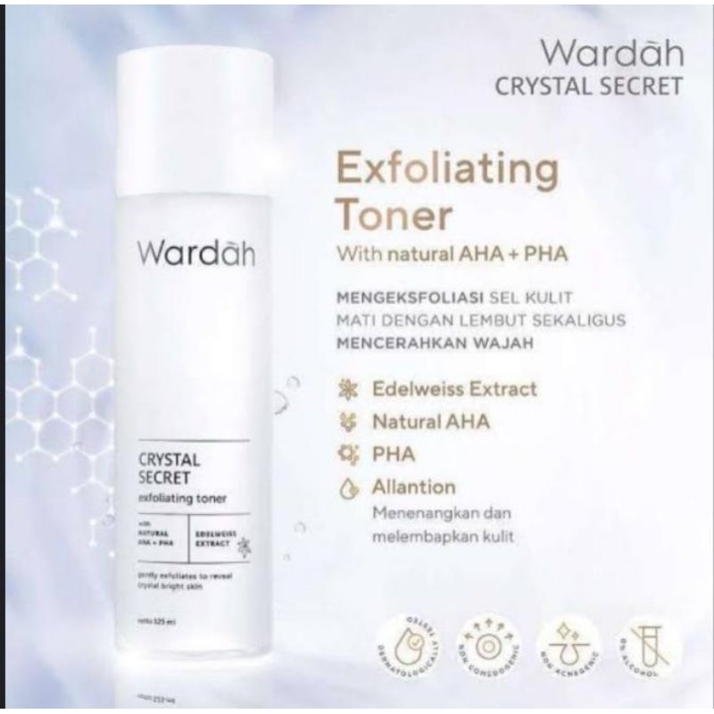 Wardah Crystal secret exfoliating toner