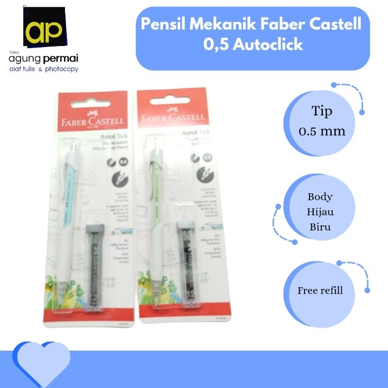 

Pensil Mekanik Faber Castell 0,5 Autoclick