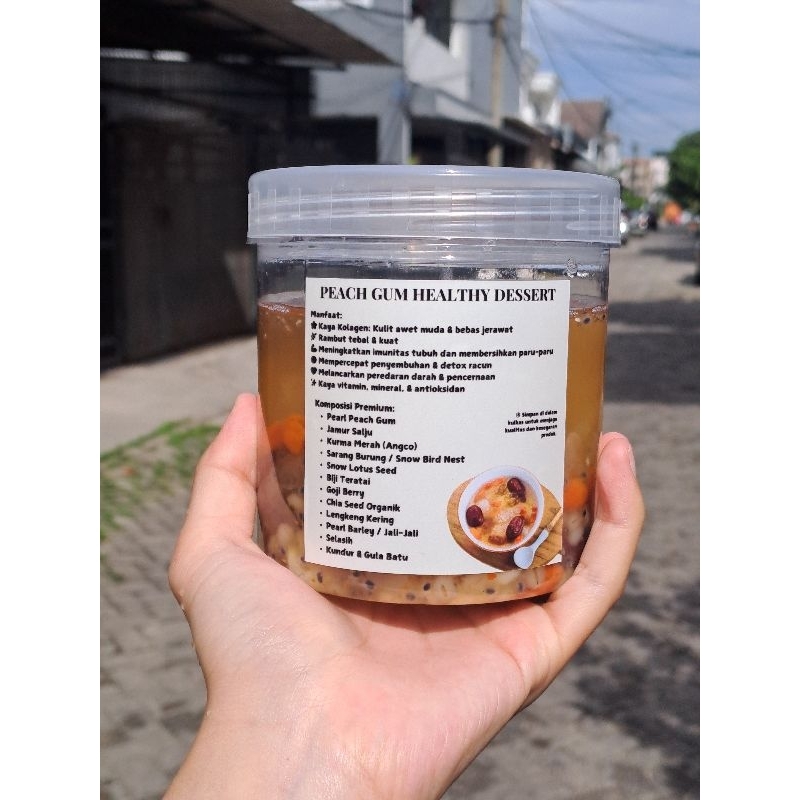 

[Ready Setiap Jumat] PEACH GUM HEALTHY COLLAGEN DESSERT dengan SNOW BIRD NEST sarang burung makanan sehat