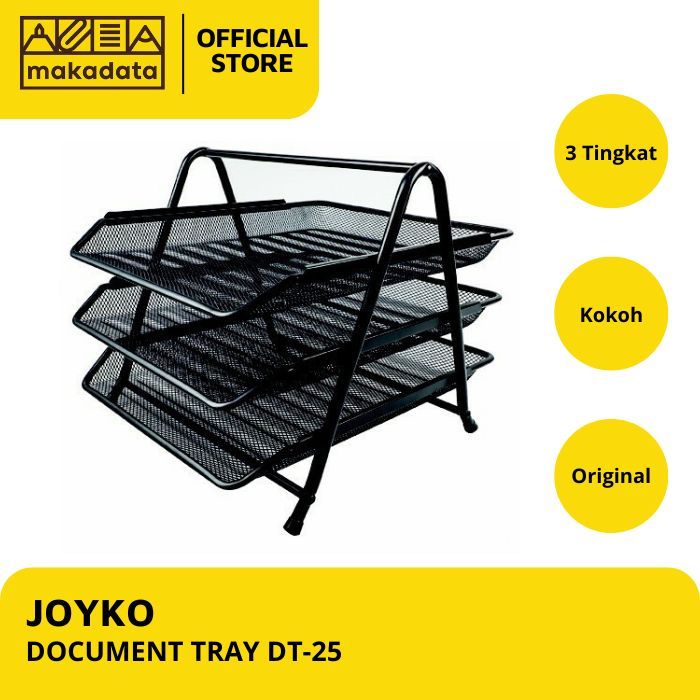 

DOCUMENT TRAY / RAK DOKUMEN BESI 3 SUSUN JOYKO DT-25 MURAH