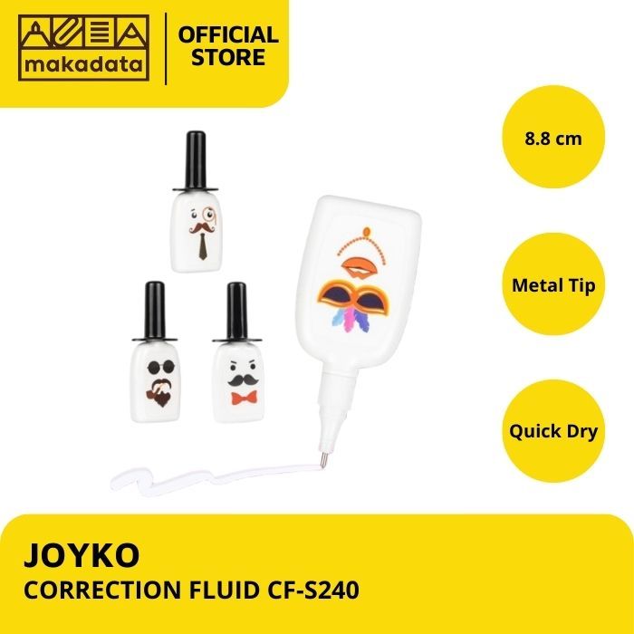 

CORRECTION FLUID / STIPO CAIR CARNIVAL JOYKO CF-S240 (1 PCS) MURAH