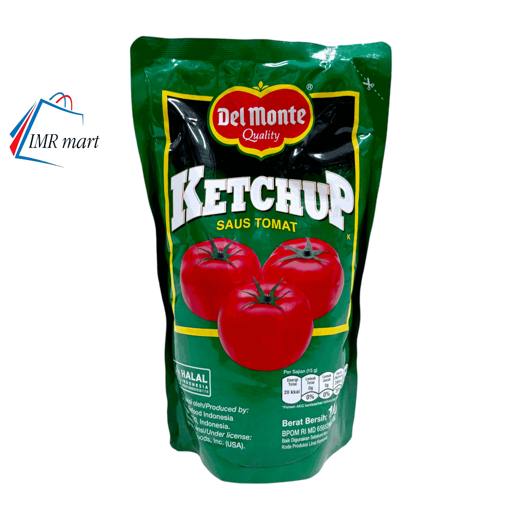 Delmonte Saus Tomat Pouch 1kg - Saus Delmonte Tomat