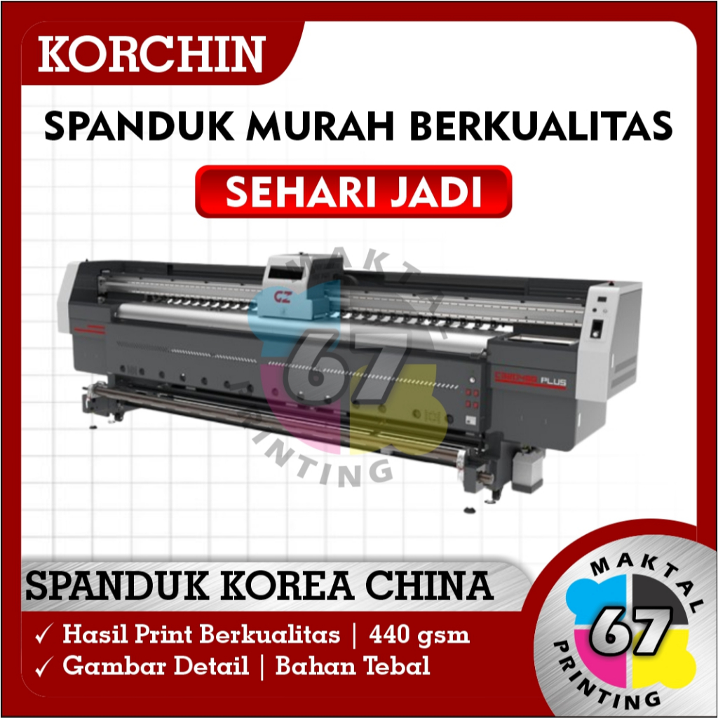 Spanduk Custom | Bahan Korea China | Spanduk Awet | Spanduk Jualan