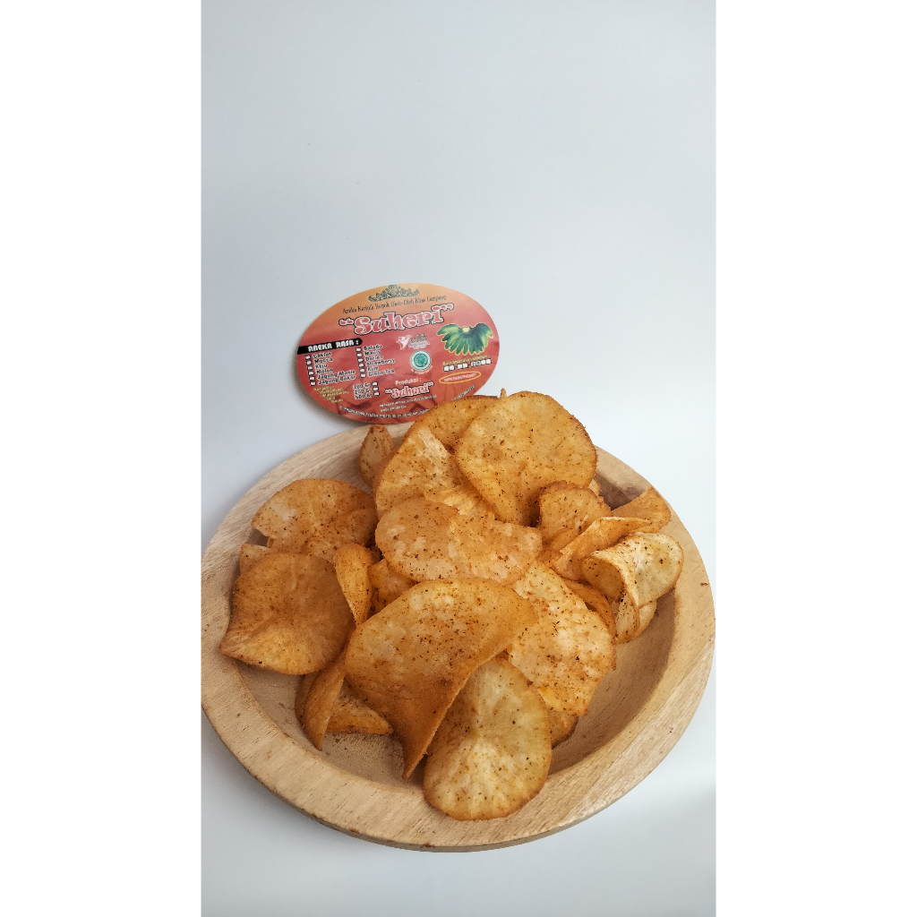 

Keripik Singkong Rasa Sambal Matah 1 Kilogram snack kiloan