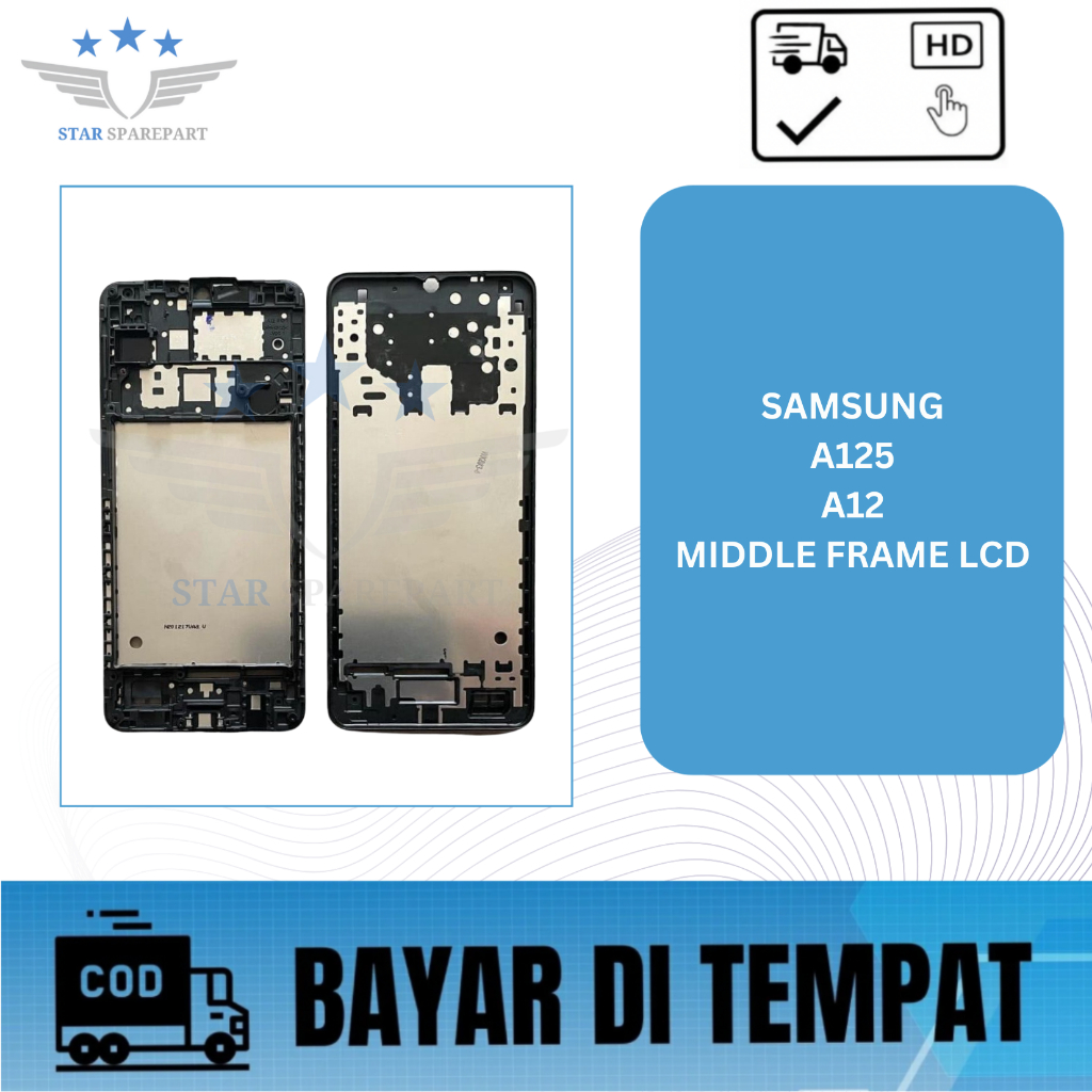 MIDDLE FRAME LCD SAMSUNG A125 ( GALAXY A12 ) / DUDUKAN LCD