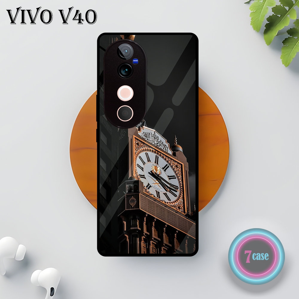 (SR50) Case Kilau Vivo V40 I Casing Hp Vivo | Pelindung Smartphone Motif  MEKAH