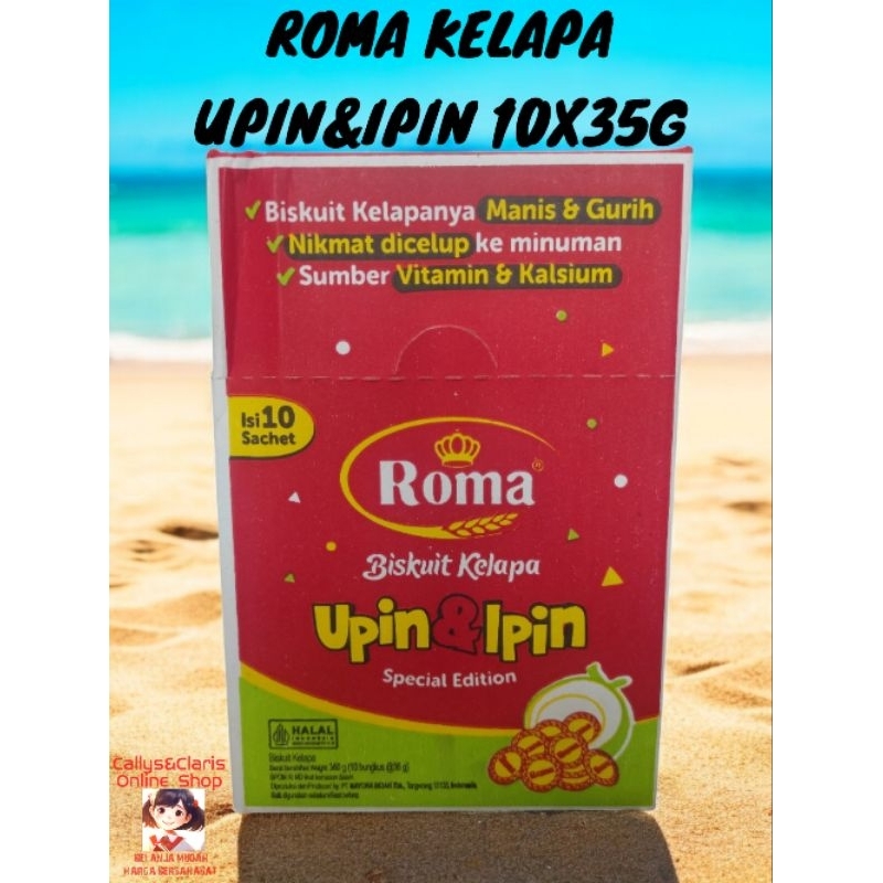 

ROMA BISKUIT KELAPA UPIN&IPIN 10X36G