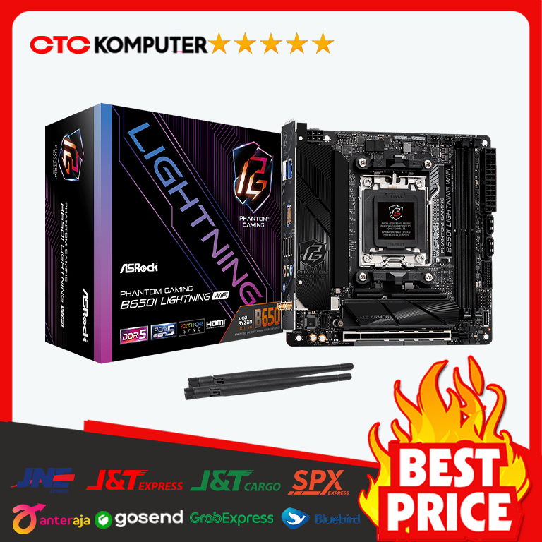 Motherboard ASRock B650I Lightning WiFi (Socket AM5)