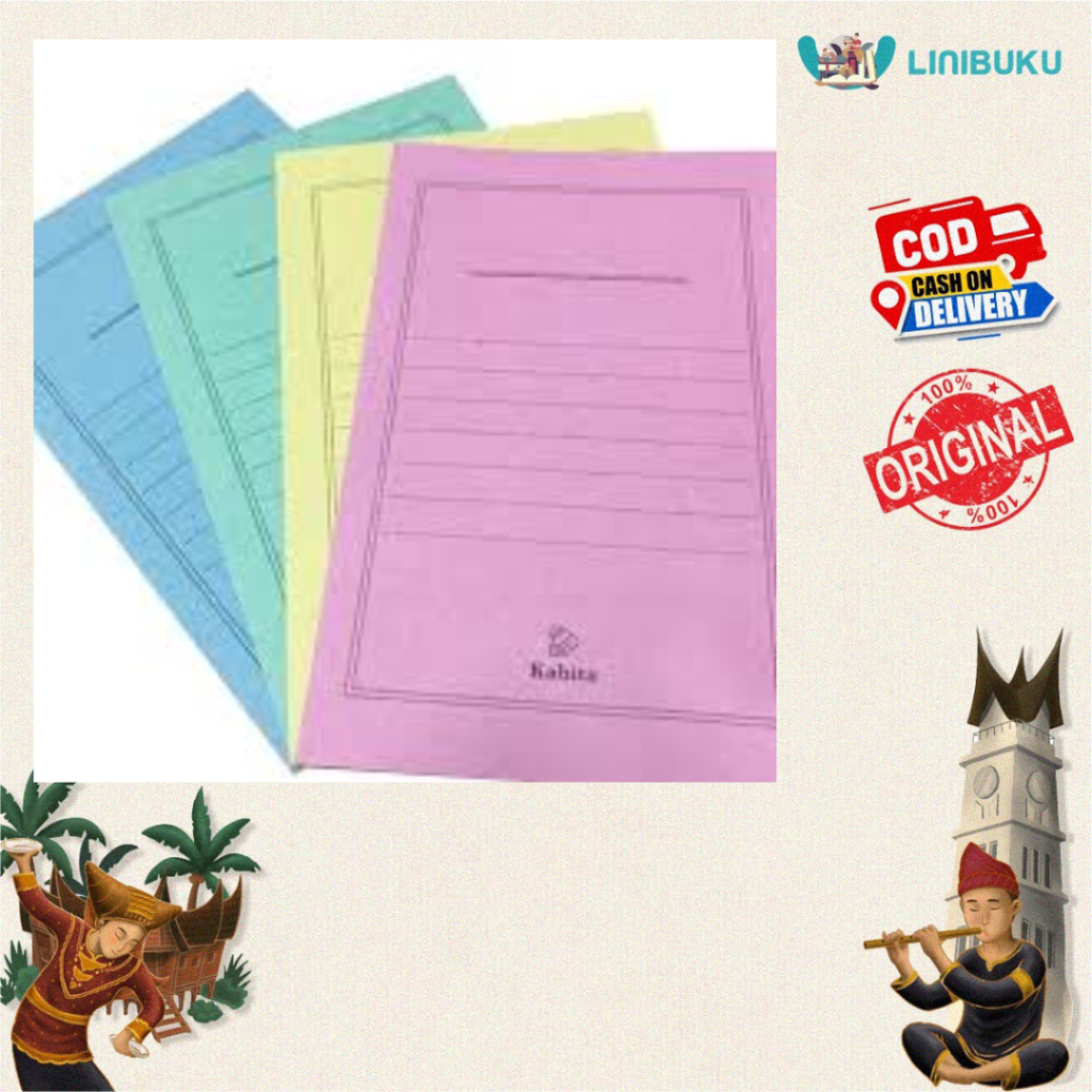 

Stofmap Stopmap Map Kertas B29 WarnA Campur - ATK - LINIBUKU