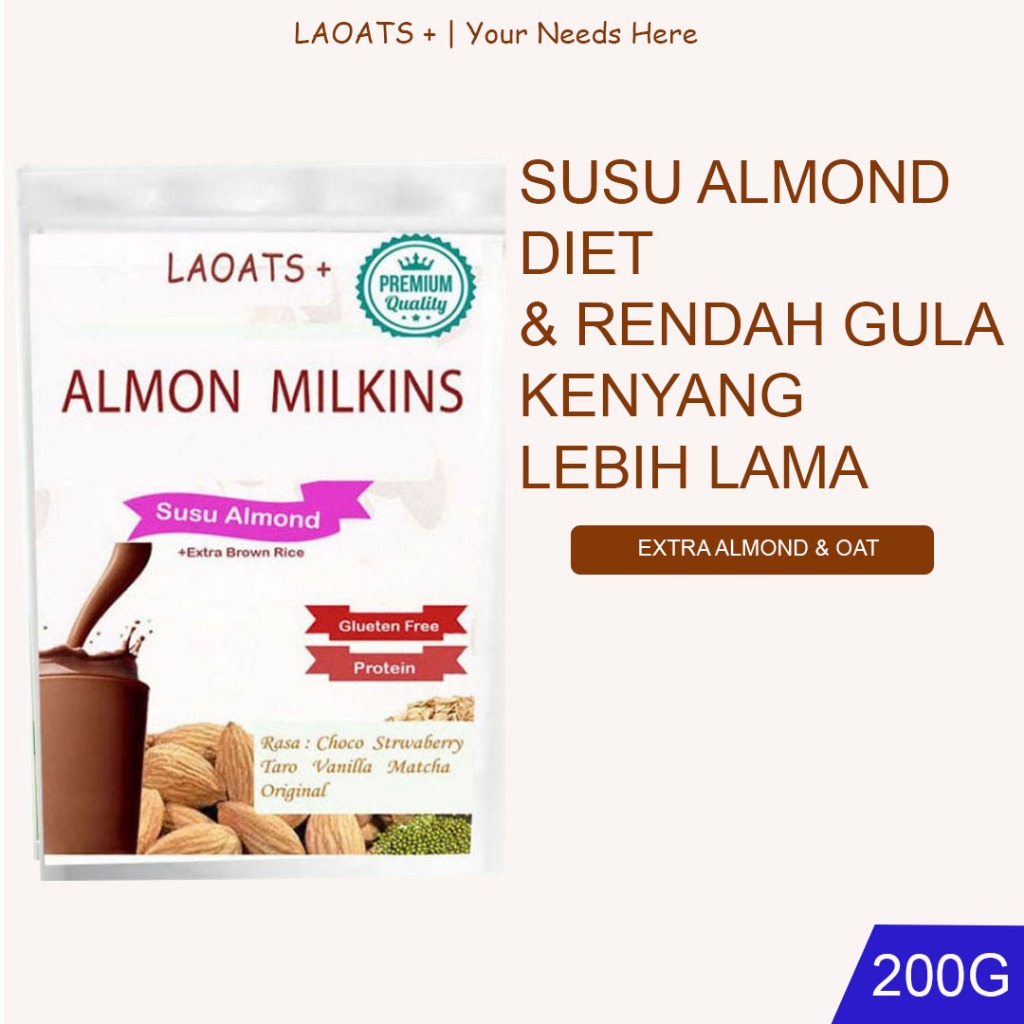 

susu diet almond laoats