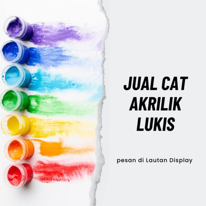 

CAT LUKIS ACRYLIC/AKRILIK CAT SEPATU KANVAS CAT AKRILIK MURAL TEXTILE CAT ACRYLIC PAINT SPECIAL
