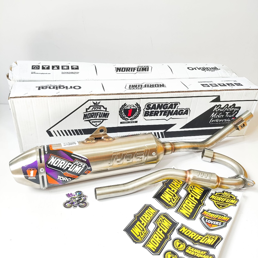 KNALPOT NORIFUMI TORC SS STANDAR CRF 150