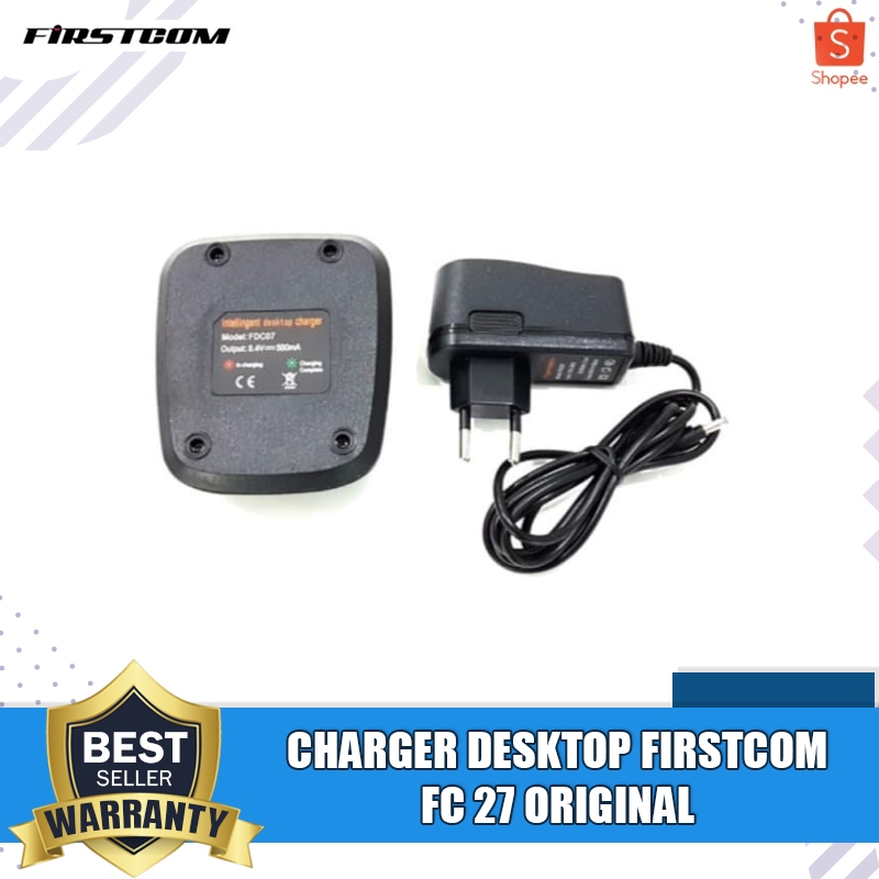 FIRSTCOM Charger Desktop Firstcom FC 27 Fc-27 Fc27 Charger HT Firstcom Original