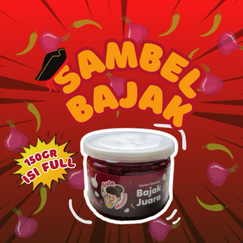 

Sambel Cute Mama - Sambel Bajak / 150gram - 100% Halal