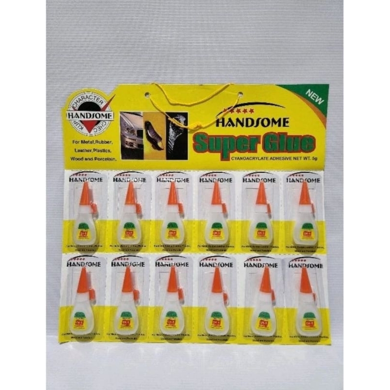 

LEM SUPER GLUE HANDSOME BOTOL ISI 12 PCS untuk eceran 1000 dan 2000